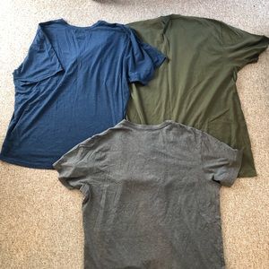 LOT men’s North Face Eddie Bauer tees XL new